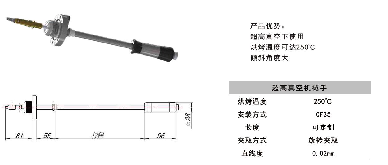 超高真空機(jī)械手(圖1)